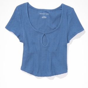 American Eagle Cropped Tee